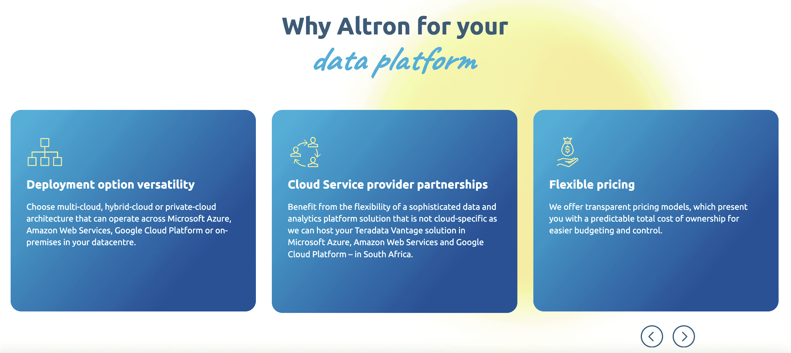 Altron Data Platform Features