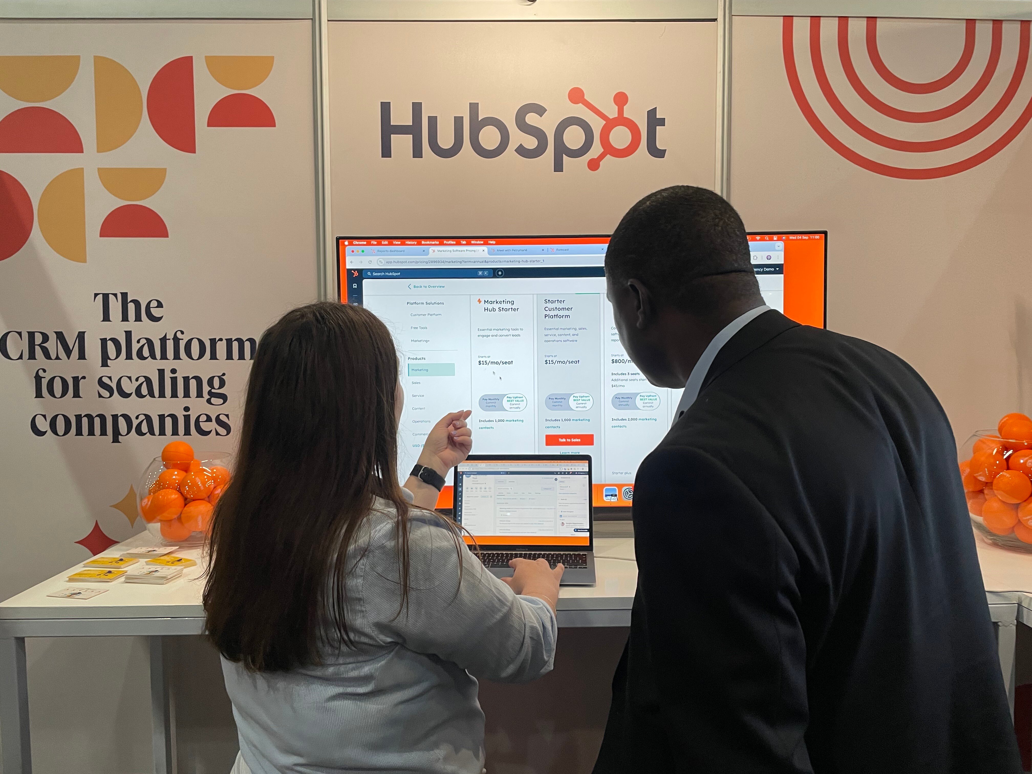 live HubSpot demos at BizShow 2024